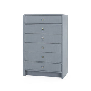 Bryant Tall 6-Drawer / Winter Gray-Blue Hand Home