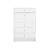 Bryant Tall 6-Drawer / Chiffon White-Blue Hand Home