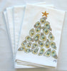 Limited Edition Oyster Shell Tree White Flour Sack Towel-Blue Hand Home