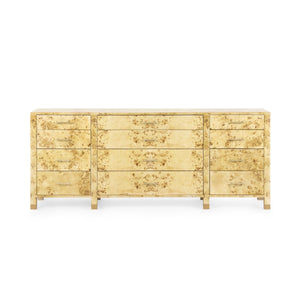 Cole Extra Large 12-Drawer / Burl-Blue Hand Home