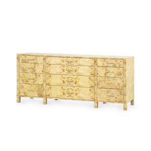 Cole Extra Large 12-Drawer / Burl-Blue Hand Home