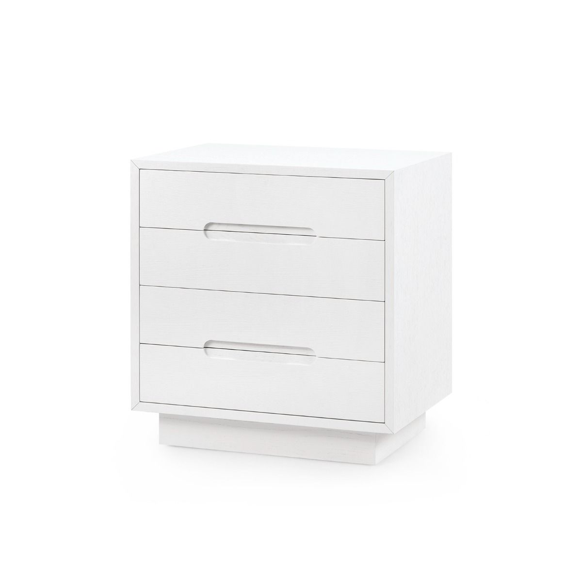 Cora 4-Drawer End Table / Soft White-Blue Hand Home