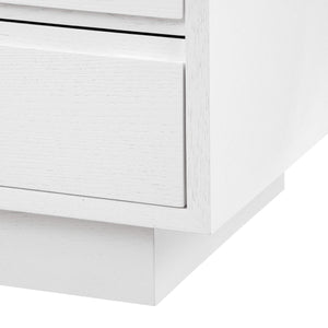 Cora 8-Drawer & 2-Door Cabinet / Soft White-Blue Hand Home