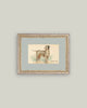 Dalmation Framed Antique Art-Blue Hand Home