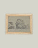 Grove Of Trees Framed Antique Art-Blue Hand Home