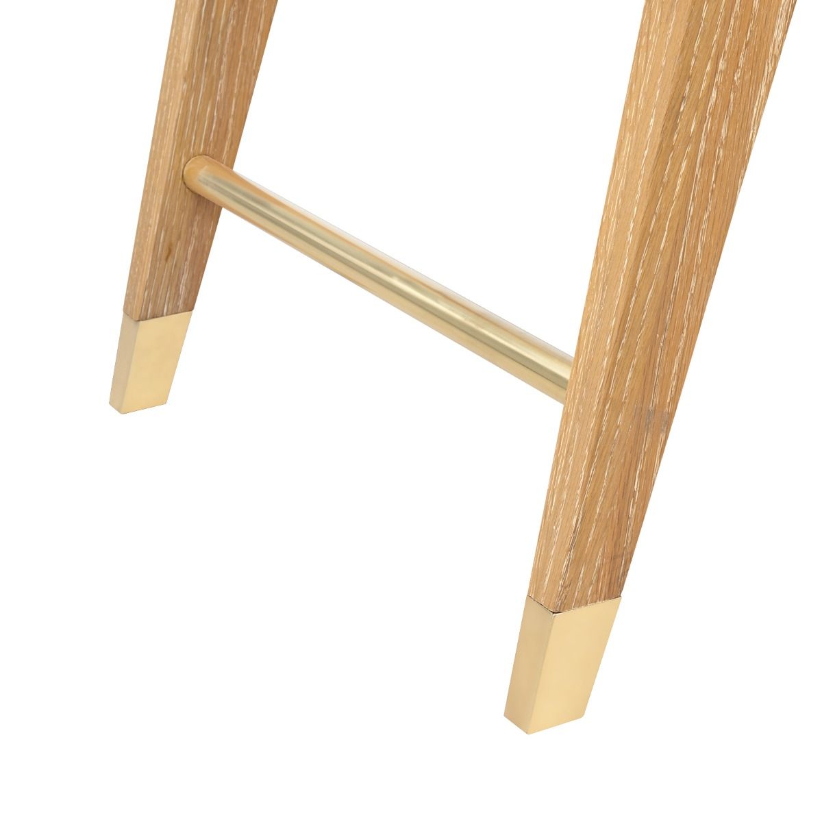 Delon Stool / Natural-Blue Hand Home