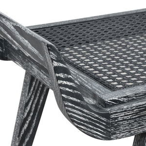 Delon Bench / Carbon Black-Blue Hand Home