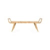 Delon Bench / Natural-Blue Hand Home