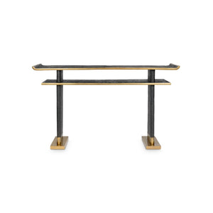 Dupre Console Table / Sable Bronze-Blue Hand Home