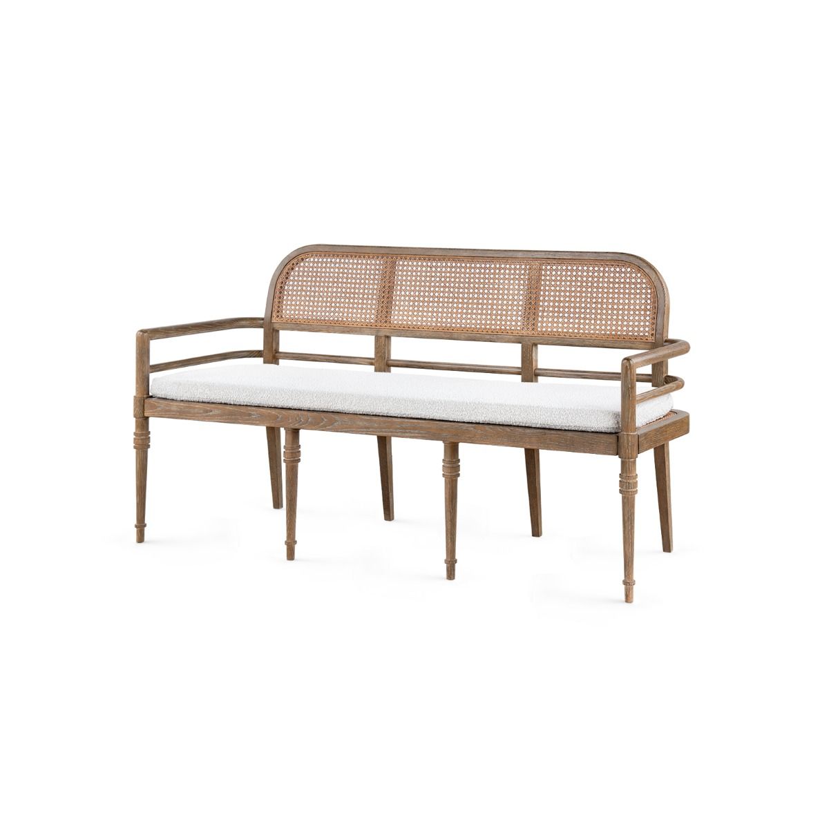 Edda Bench / Driftwood-Blue Hand Home