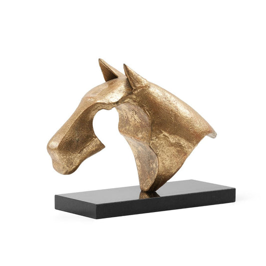 Equs Statue / Gold Leaf-Villa & House-Blue Hand Home