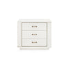 Ethan 3-Drawer End Table / Sand White-Blue Hand Home