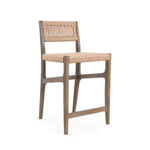 Eva Counter Stool / Driftwood-Blue Hand Home