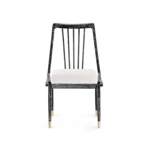 Fiona Chair / Jet Black-Blue Hand Home