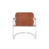 Frank Lounge Chair / Gingerbread Brown-Blue Hand Home