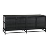 Chandler 4 Door Sideboard, Black Steel-Noir Furniture-Blue Hand Home