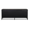 Chandler 4 Door Sideboard, Black Steel-Noir Furniture-Blue Hand Home