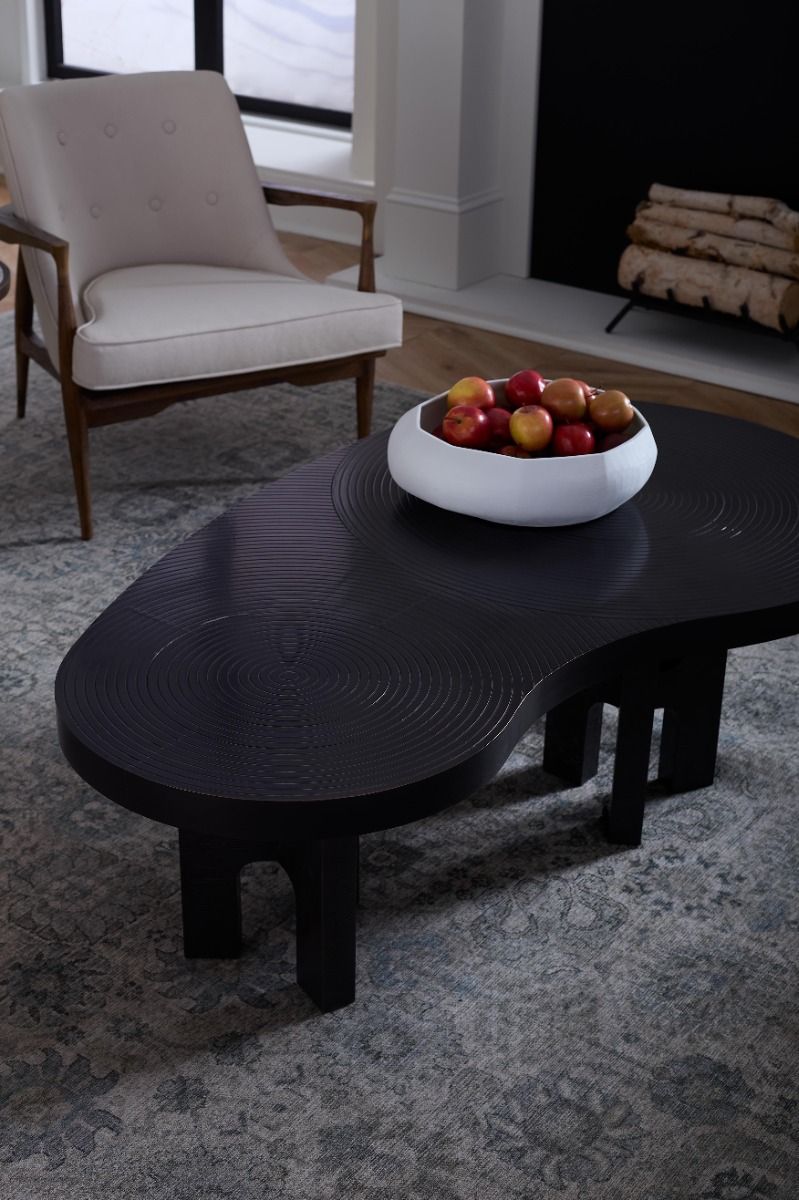 Jacob Coffee Table / Dark Bronze-Blue Hand Home