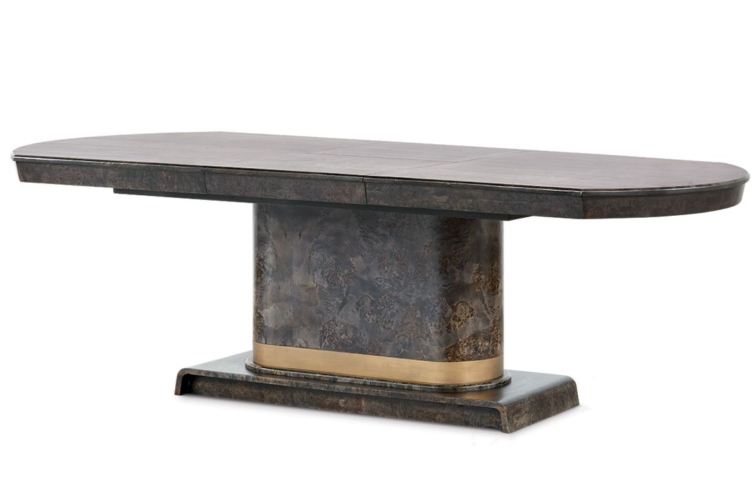 Harriet Dining Table / Arabica Burl-Blue Hand Home