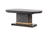 Harriet Dining Table / Arabica Burl-Blue Hand Home