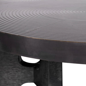 Jacob Coffee Table / Dark Bronze-Blue Hand Home