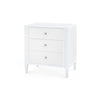 Kingston 3-Drawer End Table / Soft White-Blue Hand Home