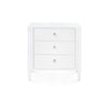 Kingston 3-Drawer End Table / Soft White-Blue Hand Home