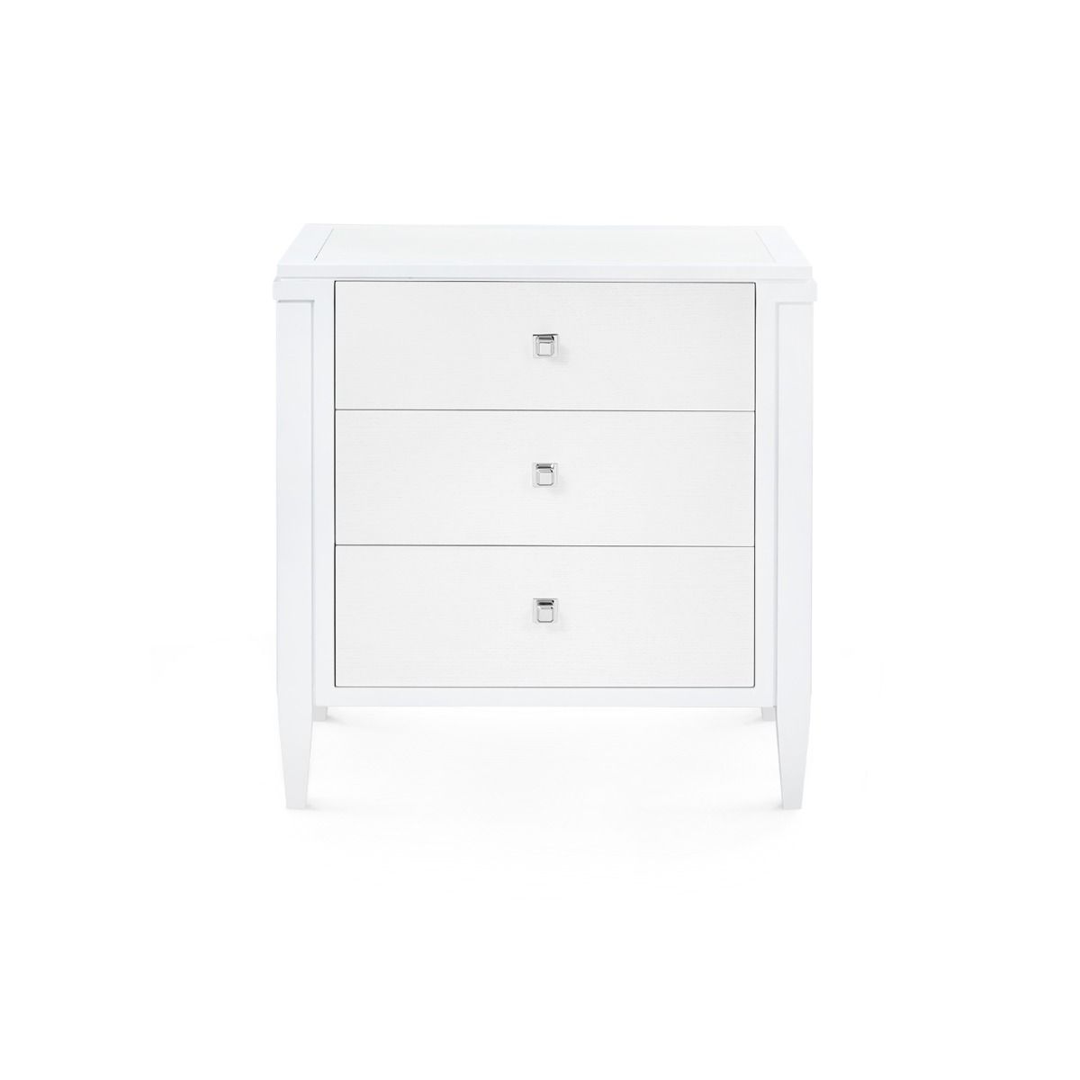 Kingston 3-Drawer End Table / Soft White-Blue Hand Home