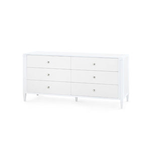 Kingston 6-Drawer / Soft White-Blue Hand Home