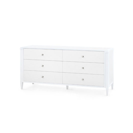 Kingston 6-Drawer / Soft White-Blue Hand Home