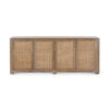 Karen 4-Door Cabinet / Driftwood-Blue Hand Home