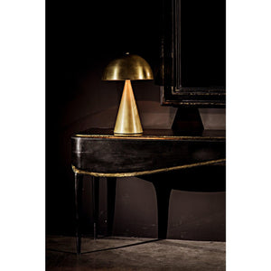 Skuba Table Lamp, Metal with Brass Finish-Noir Furniture-Blue Hand Home