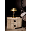 Blau Table Lamp, Steel with Brass Finish and Black Steel Detail-Noir Furniture-Blue Hand Home