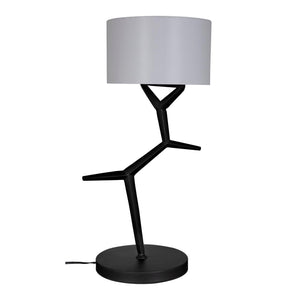 Arizona Lamp with Shade-Noir Furniture-Blue Hand Home