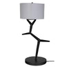 Arizona Lamp with Shade-Noir Furniture-Blue Hand Home