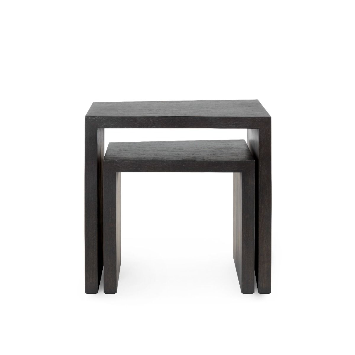 Lucy Nesting Tables / Espresso-Blue Hand Home