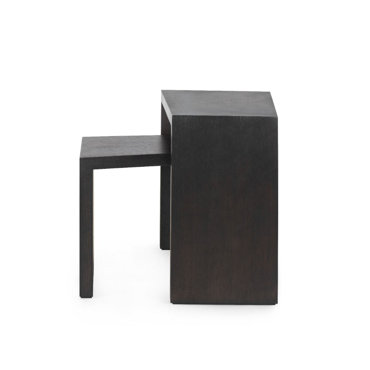 Lucy Nesting Tables / Espresso-Blue Hand Home