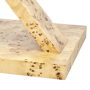 Modena 1-Drawer Side Table / Burl-Blue Hand Home