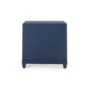 Madison 3-Drawer Side Table / Navy Blue Lacquer-Blue Hand Home