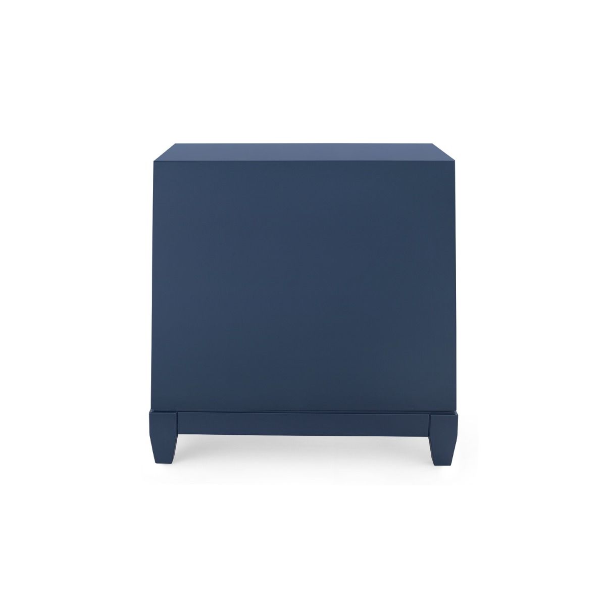 Madison 3-Drawer Side Table / Navy Blue Lacquer-Blue Hand Home