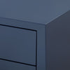 Madison 3-Drawer Side Table / Navy Blue Lacquer-Blue Hand Home