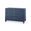 Madison Large 4-Drawer / Navy Blue Lacquer-Blue Hand Home