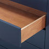 Madison Large 4-Drawer / Navy Blue Lacquer-Blue Hand Home