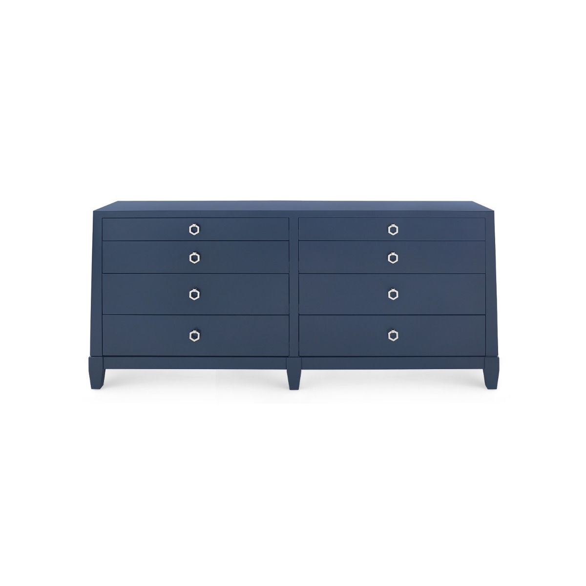 Madison 8-Drawer / Navy Blue Lacquer-Blue Hand Home