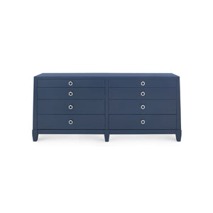 Madison 8-Drawer / Navy Blue Lacquer-Blue Hand Home