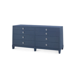 Madison 8-Drawer / Navy Blue Lacquer-Blue Hand Home