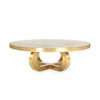 Maddox Coffee Table / Antique Brass-Blue Hand Home