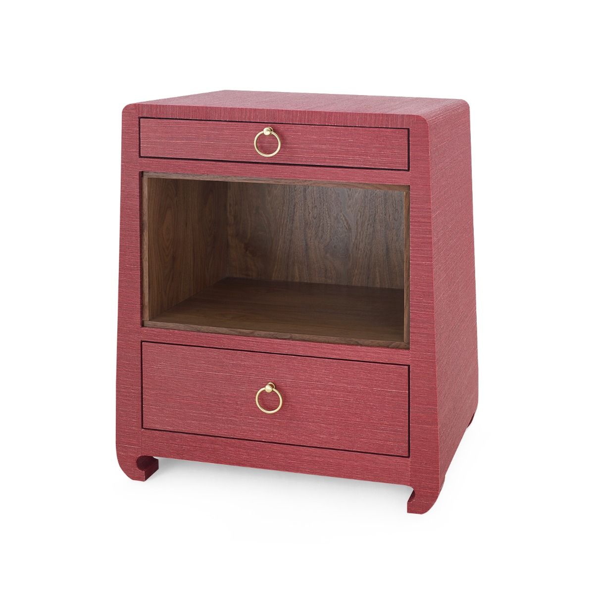 Ming 2-Drawer Side Table / Red-Villa & House-Blue Hand Home