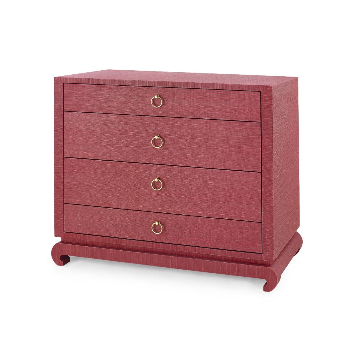 Ming Large 4-Drawer / Red-Villa & House-Blue Hand Home