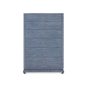 Ming Tall 6-Drawer / Navy Blue-Blue Hand Home